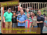 The MTM Team with Pastora Rosa and her husband Luis at their Kindergarten.