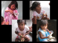 Beautiful Wayuu kids with their toys.