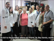 We got to visit the doctors & patients in a major hospital in Maracaibo thanks to our doctor friend Rey.
