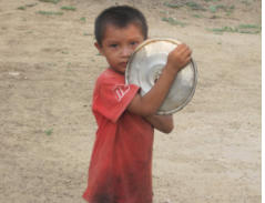 A little Wayuu boy in Santa Cruz.