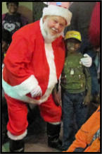 Santa Claus comes to the Food Pantry! (2012)