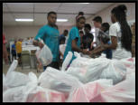 Youth from the Hope Scholarship program helping out.