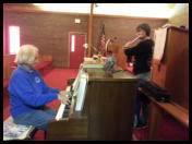 We often had live entertainment at Haven Chapel thanks to talented volunteers.